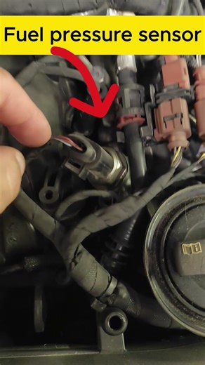 AUDI 3.0 TDI Fuel pressure sensor location 👀