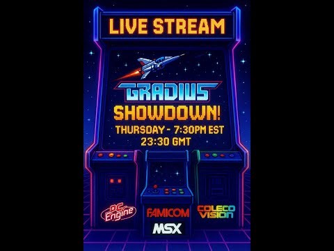 Gradius Showdown: ColecoVision vs. Famicom, MSX & PC Engine! 🚀