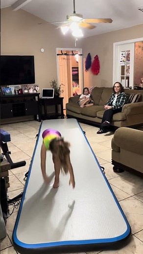 USA Level 2 Gymnastics Routine | Brooklyn Works On Her Floor Performance🤸‍♀️#twinlife2018 #gymnast