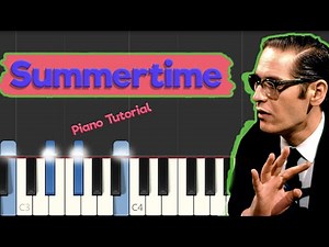 Bill Evans - Summertime - Jazz Piano Tutorial