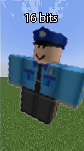 Minecraft Roblox Police Cop 64 bits 32 bits 16 bits 8 bits 4 bits 2 bits 1 bit