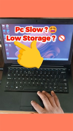 PC Slow? Free Up Space in 30 Seconds ⚡ | Disk Cleanup Trick #Techbelaku #Laptop tips #boost pc