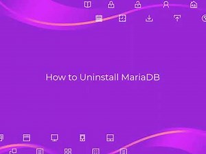 How to Uninstall MariaDB from Windows Completely