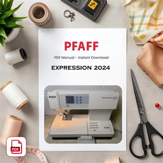 Pfaff Expression 2024 PDF Manual Threading & Troubleshooting - Etsy