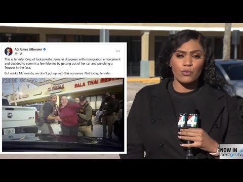 Jacksonville woman facing multiple charges after ‘punching trooper in the face’ during ICE encounter