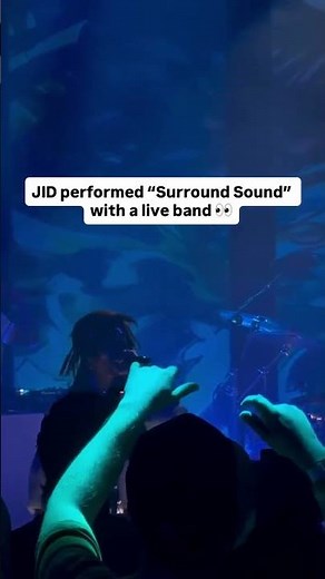 JID performed “Surround Sound” with a live band 🔥 #jid #hiphopartist
