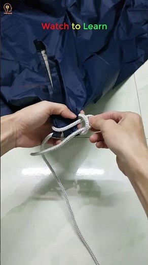 BEST tarp corner knot - Very useful for you when camping @9DIYCrafts