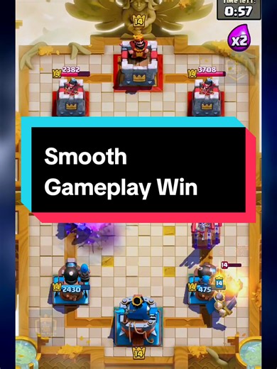 This Clash Royale gameplay highlights a smooth and enjoyable tactic mode match where everything comes together naturally. The focus here is on timing, patience, and understanding the flow of the game. Instead of rushing, the gameplay stays controlled and steady, leading to a satisfying win. This video is great for viewers who like smart Clash Royale plays, calm strategy, and clean finishes. Perfect for TikTok viewers who enjoy mobile game clips that feel rewarding and relaxed. No stress, no chao