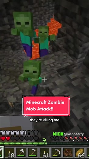 BARELY surving a Minecraft Zombie Babies ATTACK!! *im new to minecraft* #fy #fyp #vtuber #vtuberstreamer #minecraft #minecraftmemes #minecraftmeme #minecrafter #minecraftzombie #gametok #minecraftanimation #vtuberclips