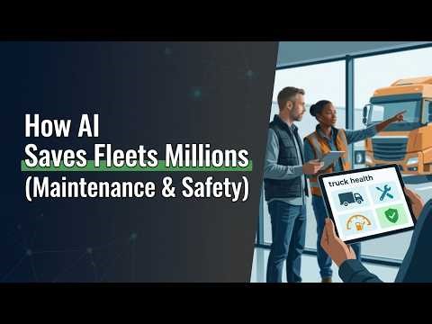 AI in Fleet Management: Save Fuel, Predict Breakdowns & Keep Drivers Safe
