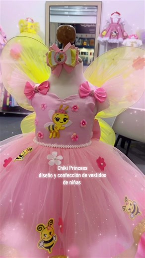 Vestido Abejita Chiquitita para Niñas - Diseño Único
