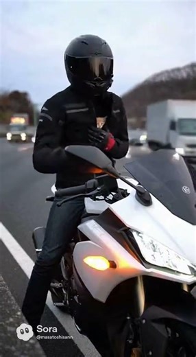 高速道路に子猫が！？ライダーによる緊迫の救出劇