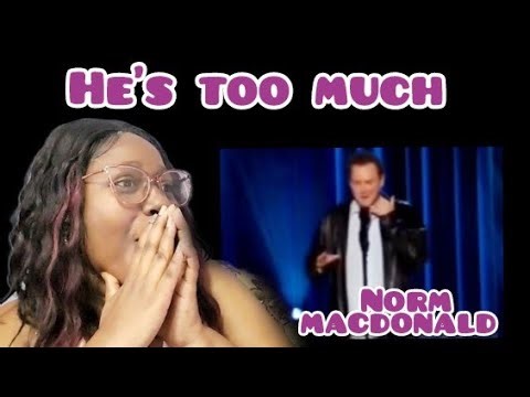 NORM MACDONALD _ ALCOHOLIC / REACTION