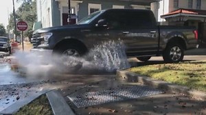 Multiple leaks on Esplanade Avenue make conditions slick