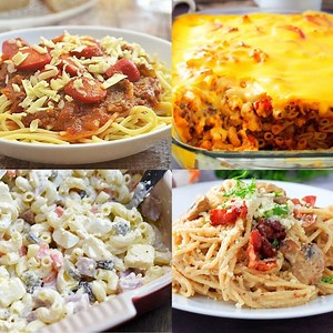 2.9M views · 11 reactions | Level up your holiday menu with these four Filipino-style pasta dishes featuring meaty spaghetti, creamy carbonara, cheesy baked mac, and loaded chicken macaroni salad. Enjoy! https://www.kawalingpinoy.com/filipino-style-macaroni-salad/ https://www.kawalingpinoy.com/filipino-style-pasta-carbonara/ https://www.kawalingpinoy.com/filipino-style-spaghetti/ https://www.kawalingpinoy.com/baked-macaroni/ | Kawaling Pinoy Recipe Blog | Facebook