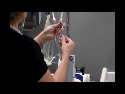 Hanging an IV Piggyback