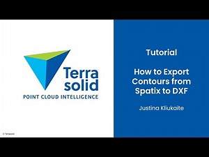 Export Contours from Spatix to DXF