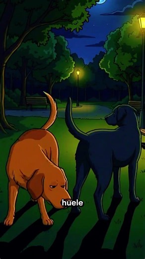Detectó algo MALIGNO en el otro perro... 😱 #terror #perro
