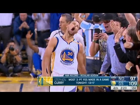 The Game Steph Curry COULDN’T MISS, NBA Record 13 Three Pointers!