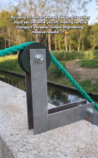 Smart DIY Edge-Mounted Pulley System | Simple Engineering Hack