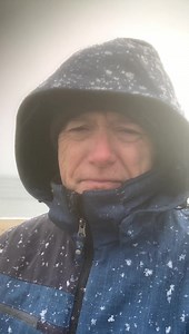I got this video from Bill Paterson - my father in law - in Maine this morning. 35° and snowing on the beach up theyah. This is part of the same system giving us our “cold” May 9. #perspective | Alan Holt