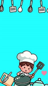 Download Cute Chef character 2d looping animation for free