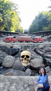 🚆 Real Train vs Mini Train on Track | Red Model Train Challenge | Realistic Railway Scene Shorts