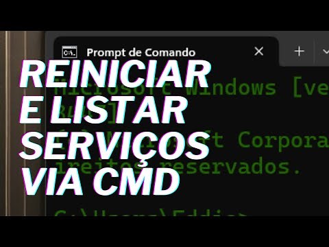 REINICIAR e LISTAR Serviços via CMD | Ver STATUS e NOMES de SERVIÇOS via CMD | #windows #cmd