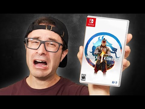 This is MORTAL KOMBAT 1 for the NINTENDO SWITCH 😐 (Gameplay and unboxing)