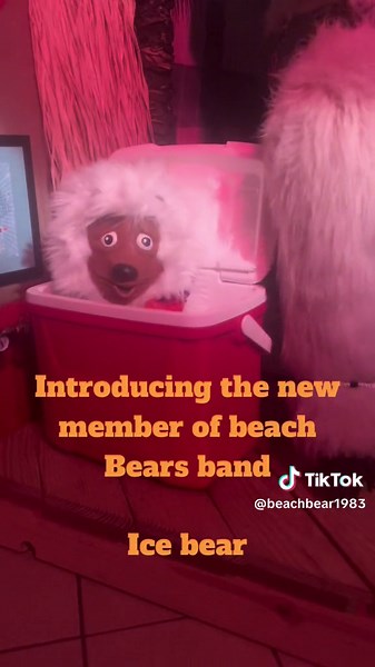Beach bears tiki bar (@beachbear1983)’s video of Ice Bear We Bare Bears