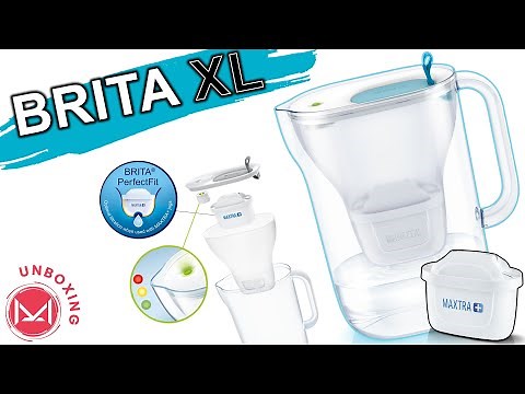 Unboxing BRITA XL Water Filter Jug Compatible with BRITA MAXTRA + Cartridges