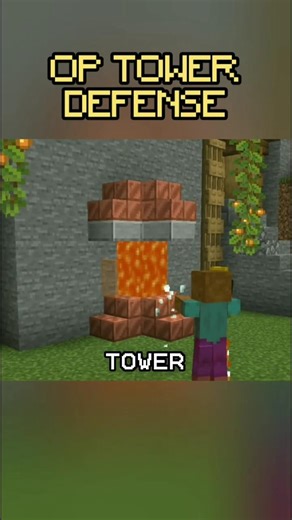 The most OP mob defense in Bedrock Edition! ☃️🔥 #minecraft #bedrockedition #viralshorts