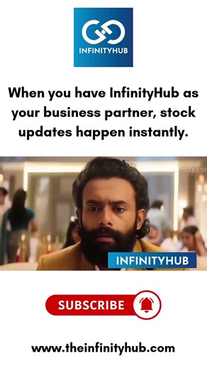 When you have InfinityHub as your business partner, stock updates happen instantly. #memes #trending