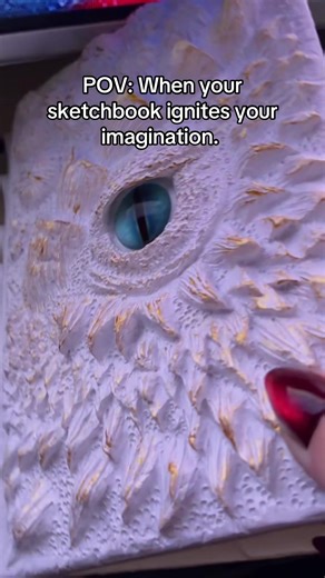 Resin Dragon book that’s a sketchbook, journal, notepad diary This checks all the boxes for creativity this is amazing and the quality is great! #dragon #dragons #fantasy #romantasy #tiktokshopcreatorpicks