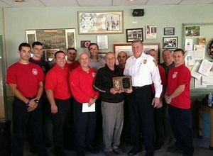 Retired Dedham Firefighter Recognized For Dedication to Town
