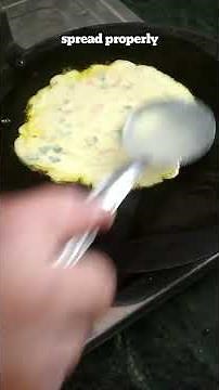 Eggless omelette recipe