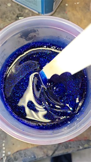 🧑‍🏫Learn💙 Blue ❄️Flake🍬 Kandy #paint #kandy #bodyshop #coolvideo #art #viral #fyp #blue #painting
