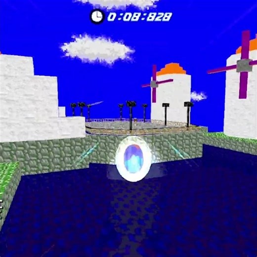 Windmill Isle - 0:09.60 (X Sonic) | SRB2 Blitz #shorts #srb2