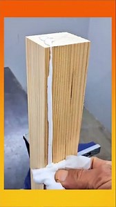 Patching the split section of a wooden beam to make it strong and solid again#woodrepair #shorts