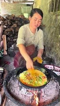 You won't believe what happens next! My husband loves eggs fried with a slotted spoon!