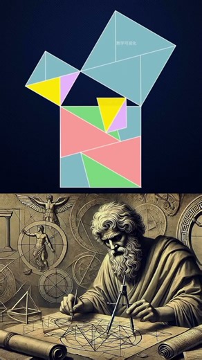 When Geometry Meets Genius 🧠✨ | Shapes That Changed History #geometrydash #geometryarts