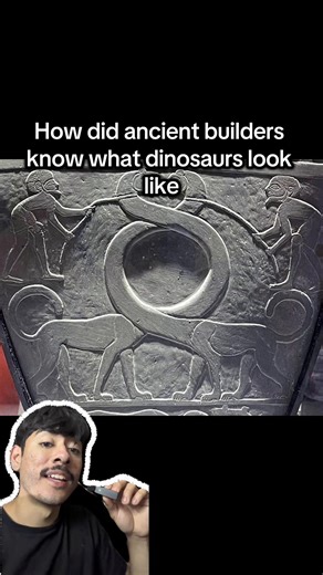 How Did Ancient Builders Know What Dinosaurs Looked Like? 😱 Mayhe Those Are The Dragons They Talked About. #ancient #dinosaur #carving #history #viral