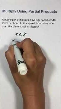 4th Grade Math Video (Kids Math) - Multiply using partial products 2