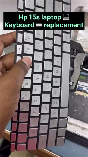 Hp 15s laptop 💻 keyboard ⌨️ replacement | #viral #laptop #hp #keyboard #repair #video #famous