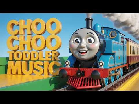 Colorful Train Song for Toddlers | Nursery Rhyme for Kids | Educational Choo Choo Songs