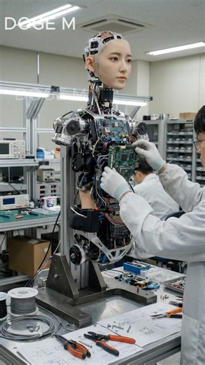 The Making of a Humanoid Robot | AI Awakening in Real Life #ai #robot #robotics #futuretech #tech