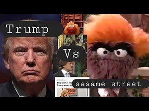 Parody of Donald Trump in SESAME STREET