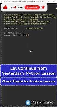 Draw Easter Egg - Python Coding Short Video - Python Turtle #python #pythonprogramming
