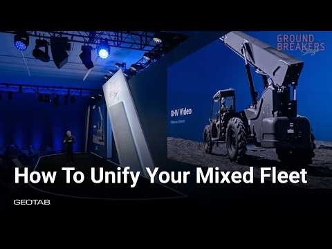 Managing Mixed Fleets in One Platform with Geotab | CONEXPO 2026