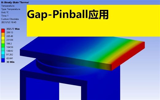 【简单学微课堂】Ansys Workbench-接触中的pinball功能